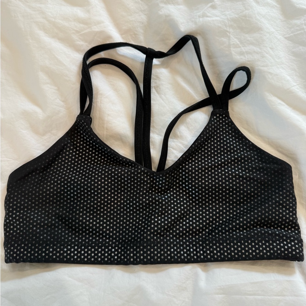 Beyond Yoga Black Strappy Sports Bra